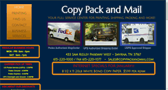 Desktop Screenshot of copypackandmail.com